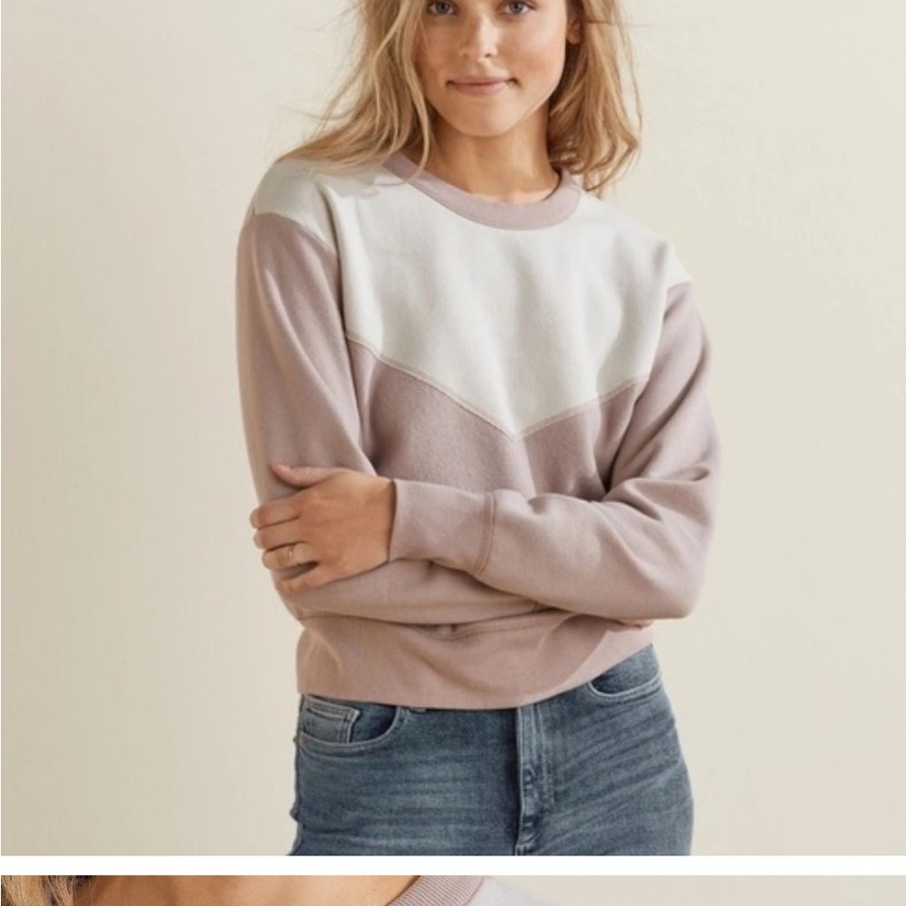 Upwest Colorblock Classic Pullover, size Small